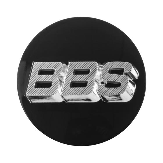 BBS 3D Rotation Nabendeckel mit Logo silber/chrome Set (4 Stück)