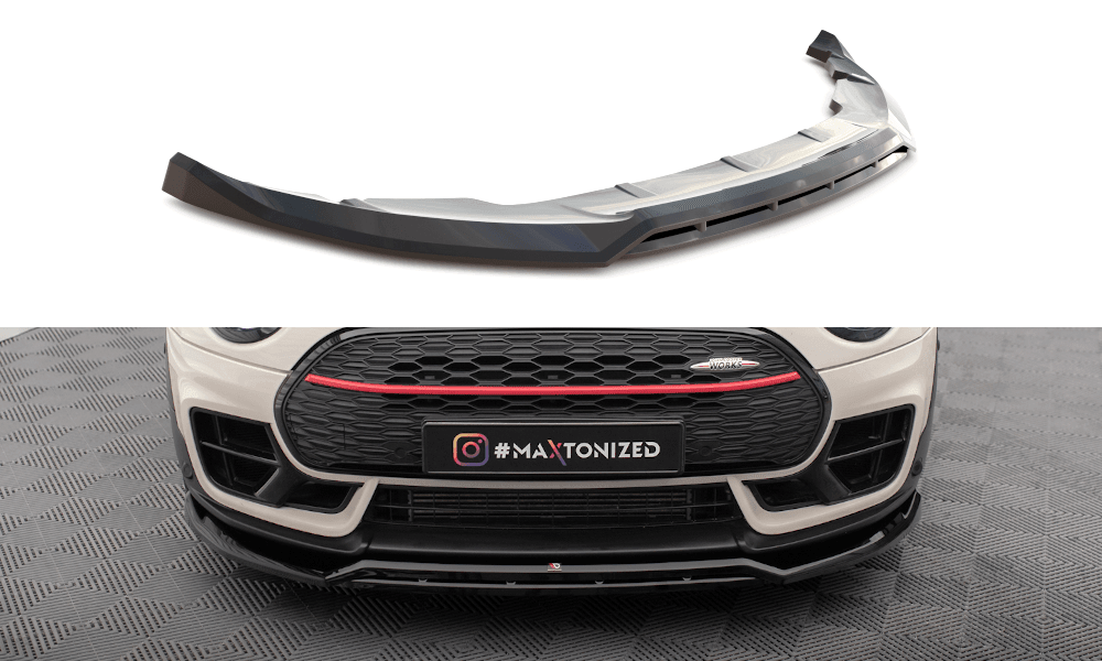 Front Lippe / Front Splitter / Frontansatz V.2 für Mini Clubman JCW F54 Facelift von Maxton Design