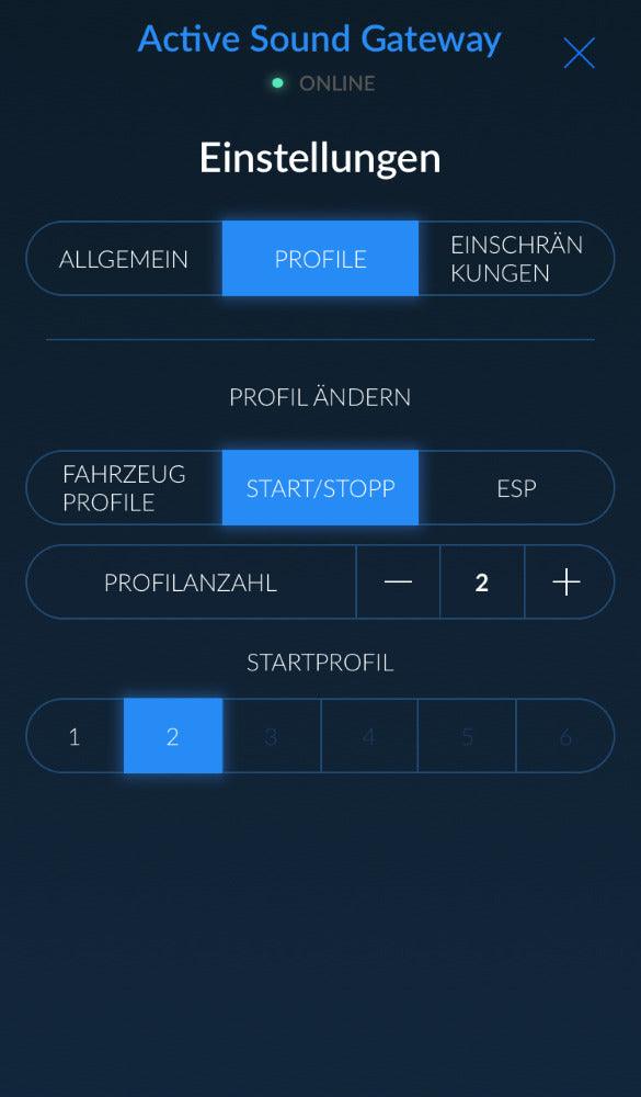  Active Sound Gateway BLE Audi A7 4G mit App Steuerung