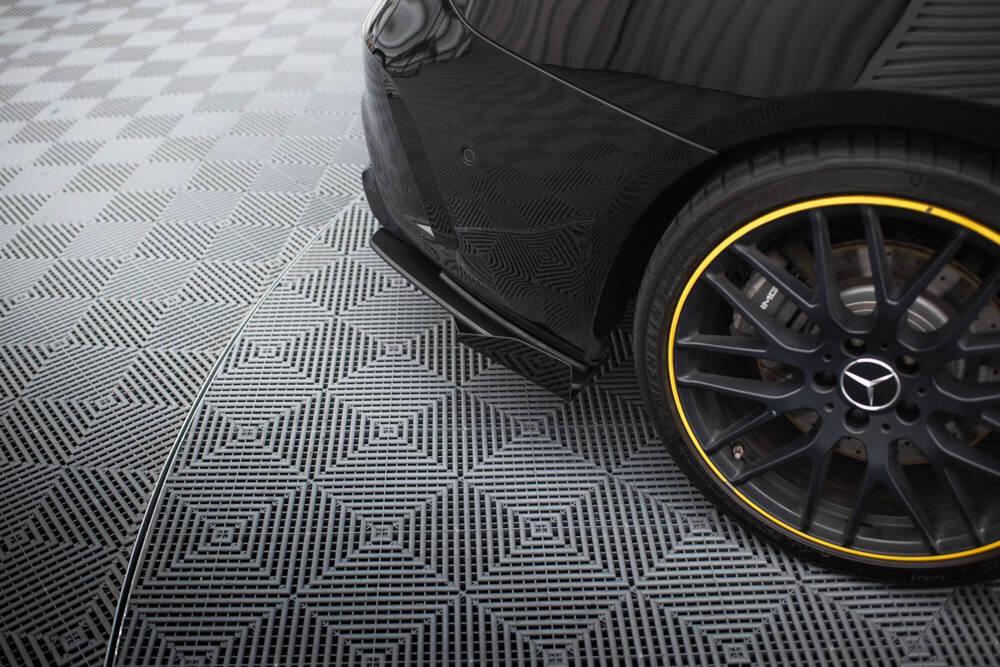 Seitliche Heck Diffusor Erweiterung Street Pro mit Flaps für Mercedes-Benz CLA 45AMG Aero C117 Facelift von Maxton Design