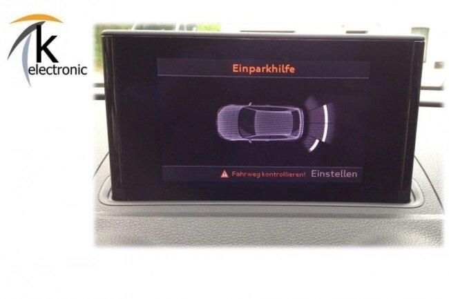 Audi A3 8V Einparkhilfe hinten optische Darstellung Nachrüstpaket
