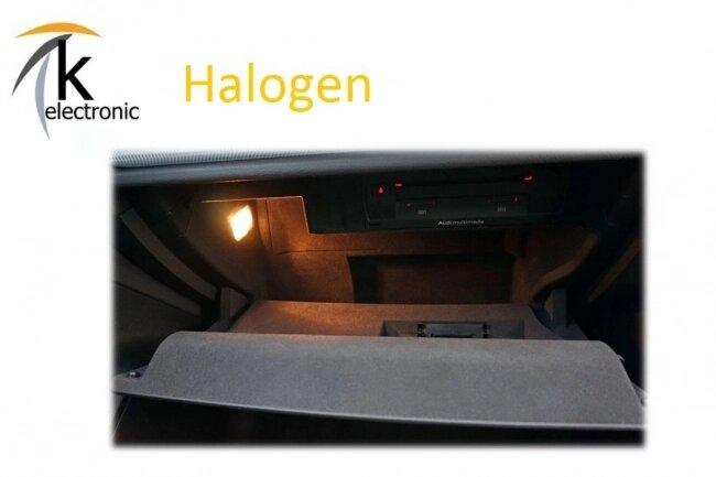 Audi A3 8V Handschuhfachbeleuchtung Halogen LED Nachrüstpaket