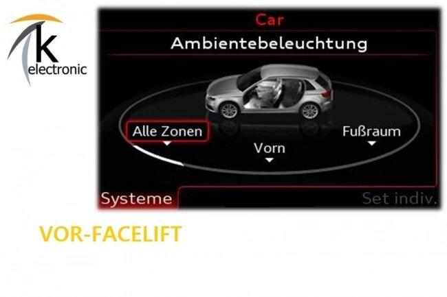 Audi A3 8V LED Fußraumbeleuchtung vorne Nachrüstpaket