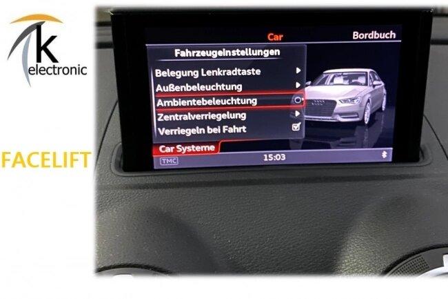 Audi A3 8V LED Fußraumbeleuchtung vorne Nachrüstpaket