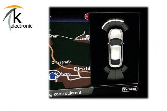 Audi A4 B9 8W Einparkhilfe vorne optische Darstellung Nachrüstpaket