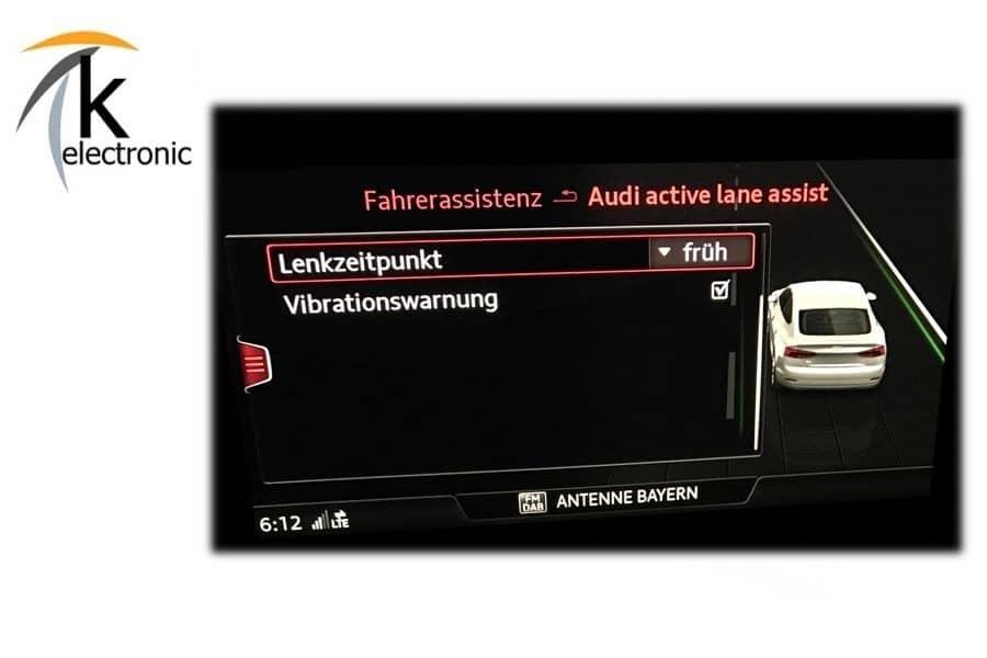 AUDI A4 B9 8W Geschwindigkeitsregelanlage Tempomat + lane assist Nachrüstpaket