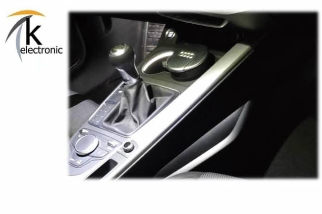 Audi A4 B9 8W LED Getränkehalter Cupholder Mittelkonsole Nachrüstpaket