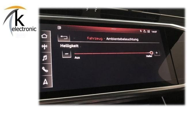 Audi A6 4A C8 LED Ambientebeleuchtung Armaturenbrett Nachrüstpaket