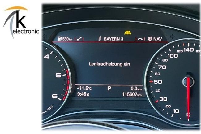 Audi A6 4G C7 Lenkradheizung beheizbares Lenkrad Nachrüstpaket