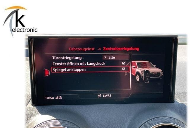 Audi Q2 GA elektrisch anklappbare Spiegel + Spiegelheizung Nachrüstpaket