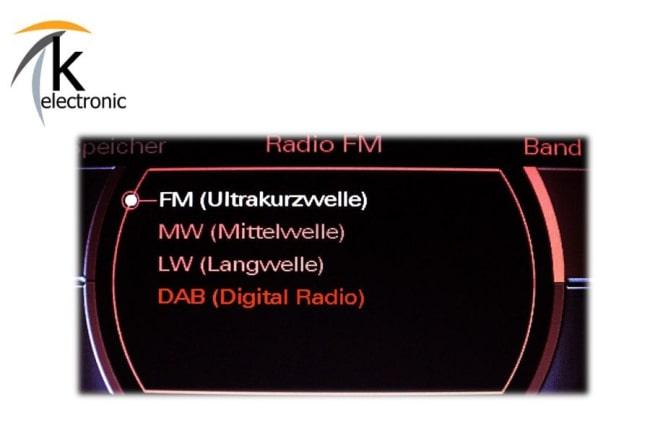 Audi Q3 8U DAB+ digitaler Radioempfang für MMI Nachrüstpaket