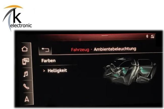 Audi Q3 F3 LED Fußraumbeleuchtung vorne Nachrüstpaket