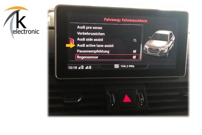 Audi Q5 FY active lane assist Spurhalteassistent Nachrüstpaket