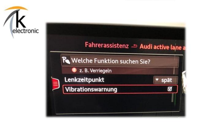 Audi Q7 4M active lane assist Spurhalteassistent Nachrüstpaket