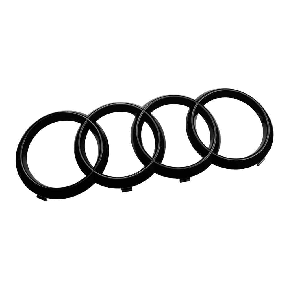 Audi Ringe Vorne schwarz für Audi A7 C7 4G