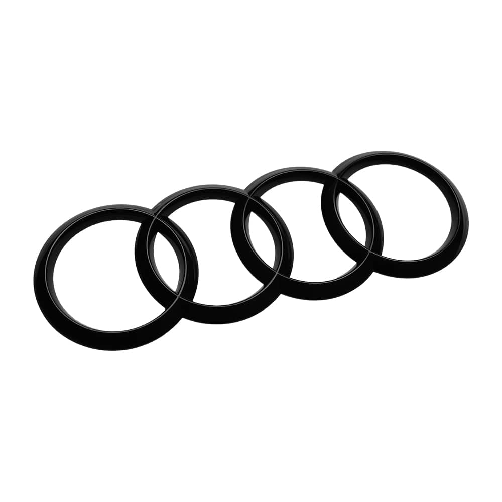 Audi Ringe hinten schwarz für Audi E-tron