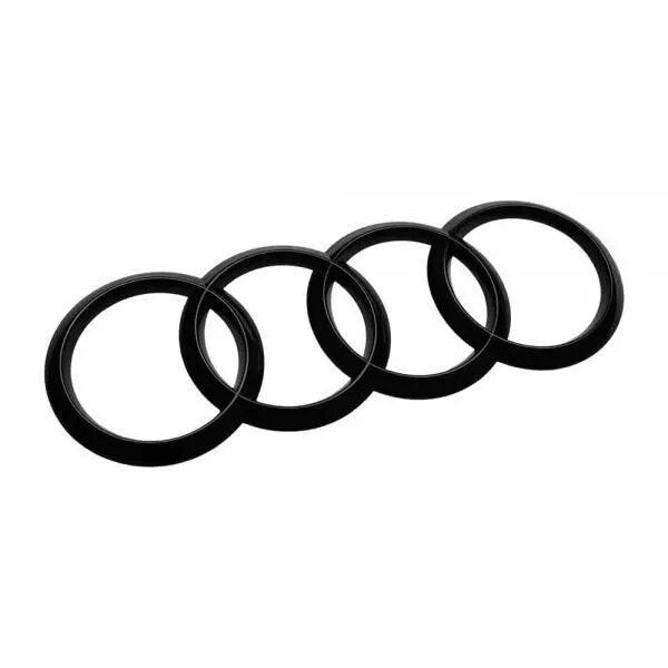 Audi Ringe Hinten Schwarz für Audi A5 8T