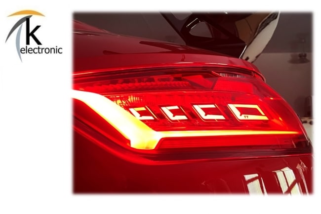 Audi TT 8S OLED Rückleuchten dynamischer Blinker mit Animation Nachrüstpaket