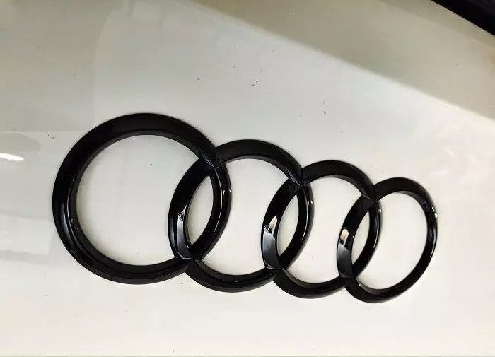 Audi Ringe hinten schwarz für Audi Q7 4M