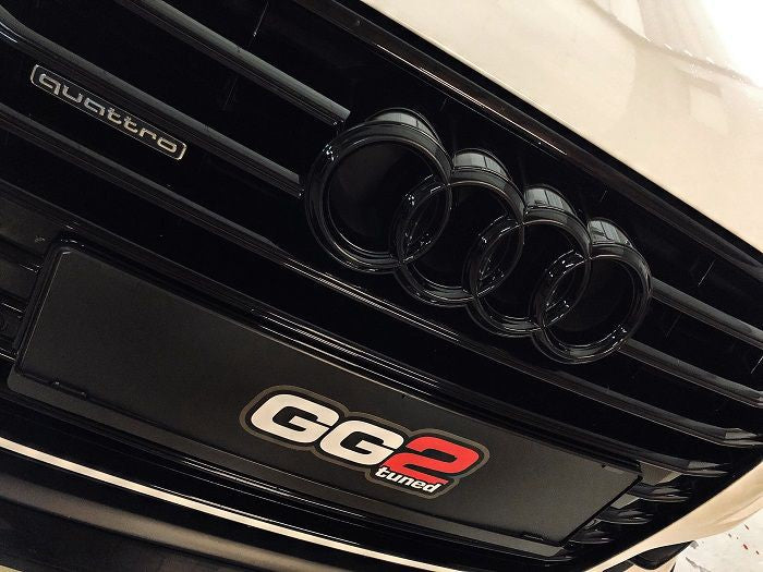 Audi Ringe schwarz vorne für Audi RS6 C7 4G