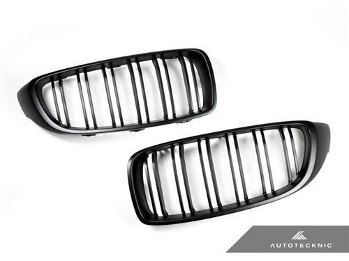 AutoTecknic Stealth Black Kühlergrill für Doppellamellen für F32 / F33 / F36 / F80 / F82 / F83 M3 / M4