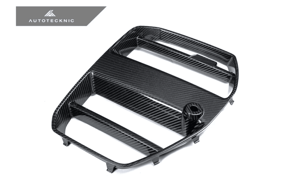 Autotecknic Trockencarbon Podium V1 Frontgrill für BMW G8X M3 ohne ACC