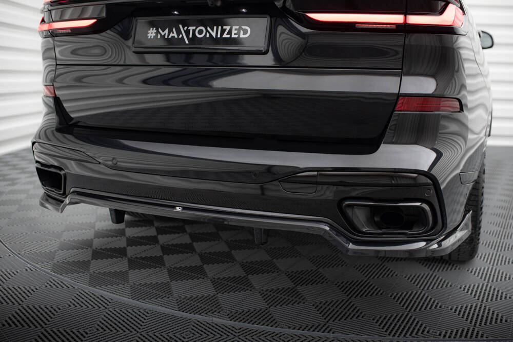 Zentraler Hinterer Splitter für BMW X7 G07 M-Paket Facelift von Maxton Design