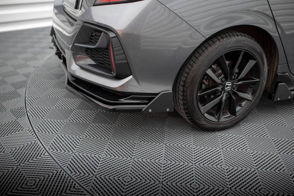 Zentraler Hinterer Splitter mit Flaps für Honda Civic X Sport von Maxton Design