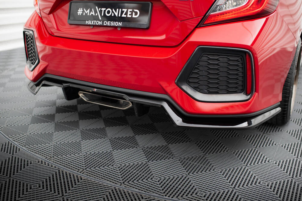 Zentraler Hinterer Splitter für Honda Civic SI X von Maxton Design