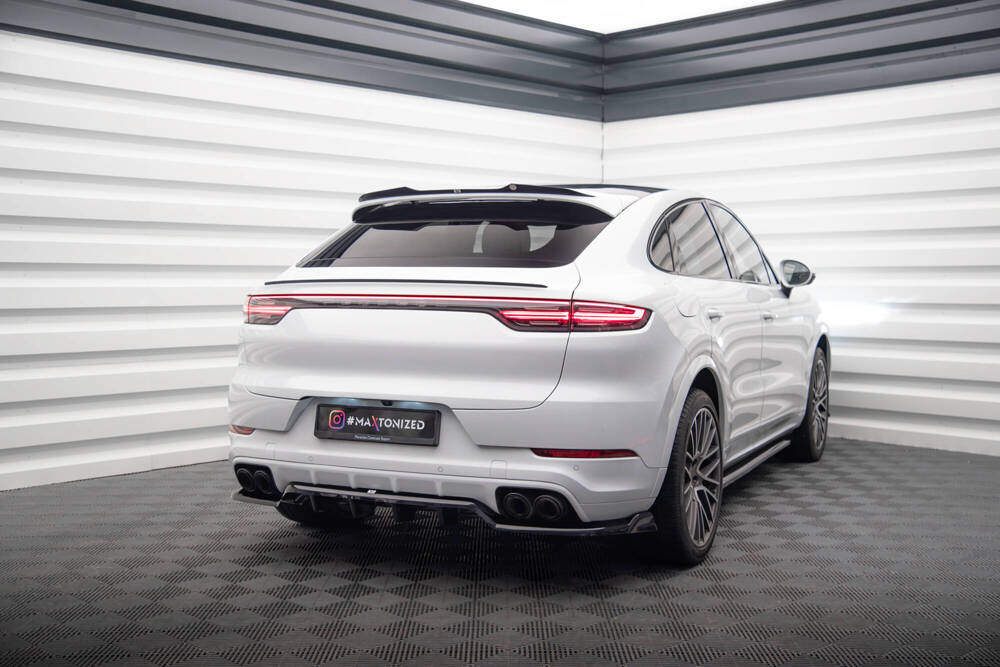 Zentraler Hinterer Splitter für Porsche Cayenne Coupe 9Y von Maxton Design