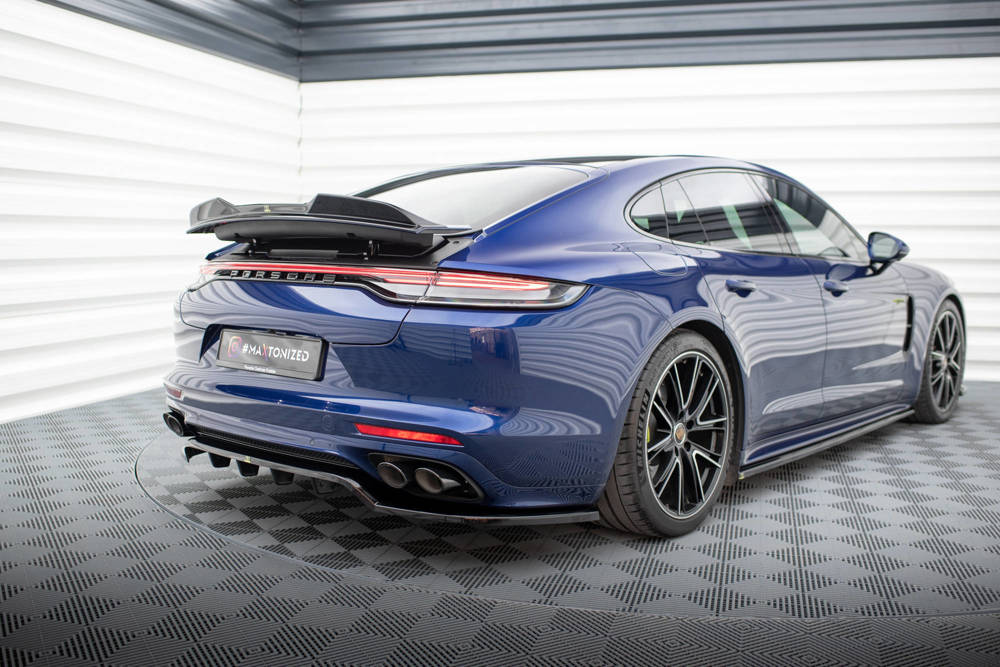 Zentraler Hinterer Splitter für Porsche Panamera E-Hybrid 971 Facelift von Maxton Design