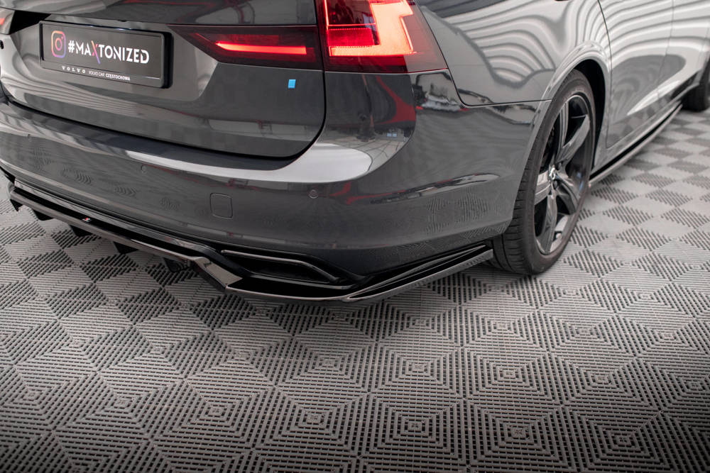 Zentraler Hinterer Splitter für Volvo V90 R-Design SPA von Maxton Design