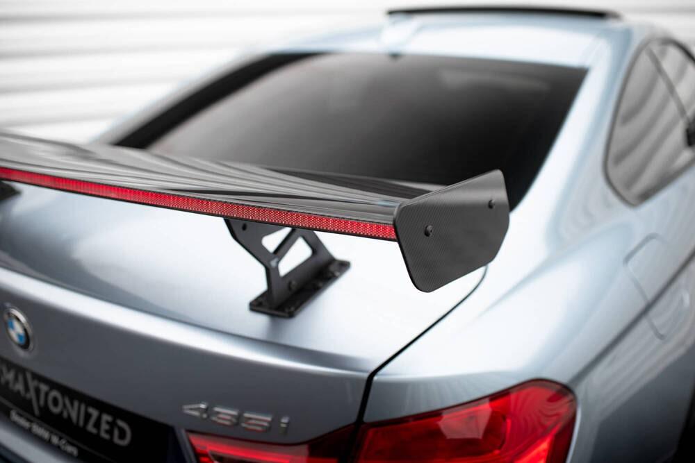 Carbon Heckspoiler mit Aufnahme Innen und LED-Licht für BMW 4 Coupe F32 von Maxton Design