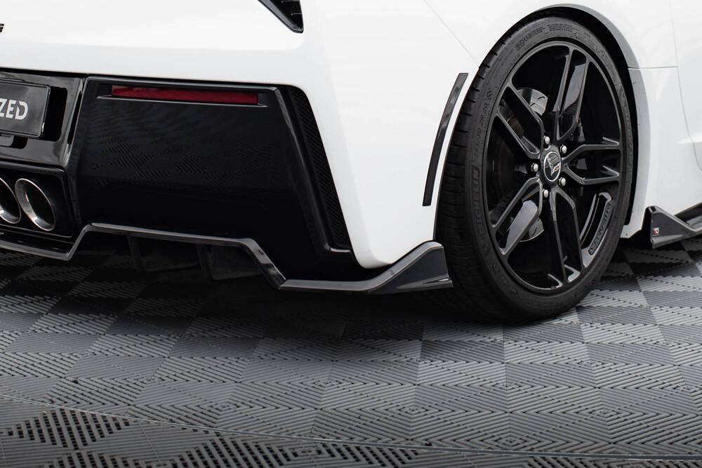 Zentraler Hinterer Splitter für Chevrolet Corvette C7 von Maxton Design