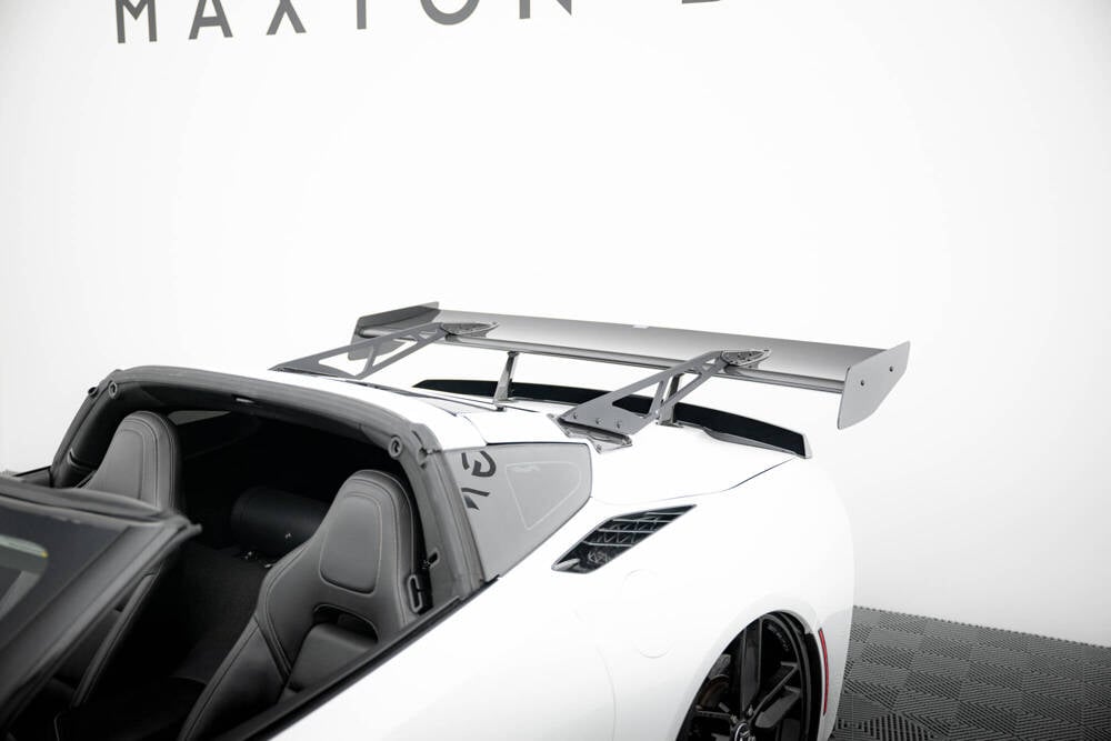 Carbon Heckspoiler Swan Neck für Chevrolet Corvette Stingray / Grand Sport C7 von Maxton Design