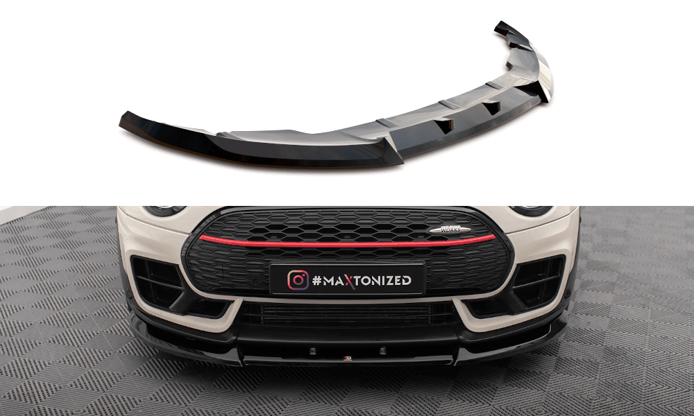 Front Lippe / Front Splitter / Frontansatz V.1 für Mini Clubman JCW F54 Facelift von Maxton Design