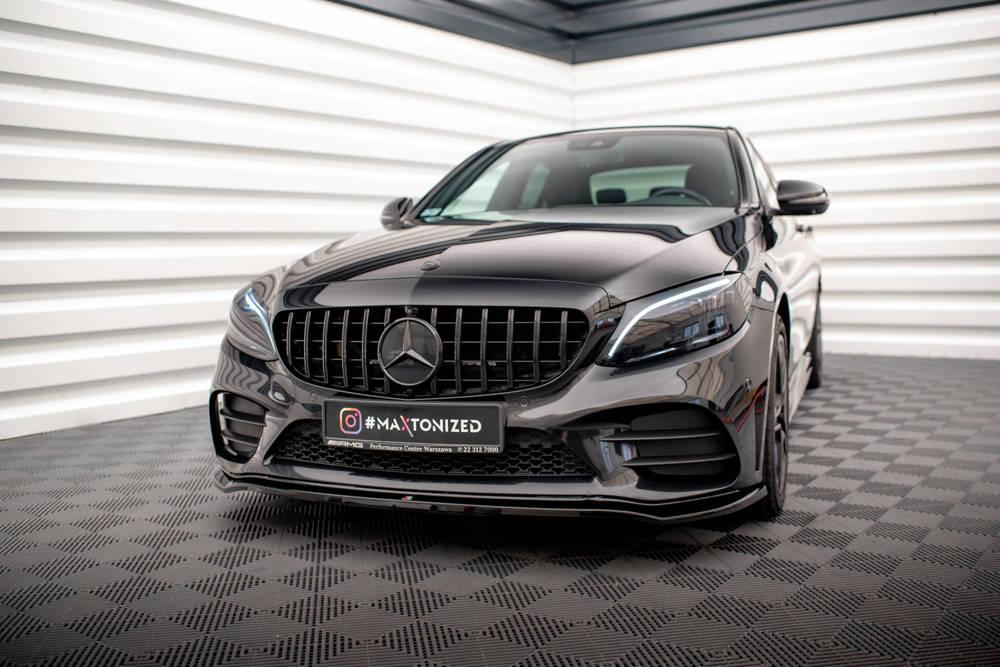 Front Lippe / Front Splitter / Frontansatz V.1 für Mercedes-Benz C43 AMG 205 Facelift von Maxton Design