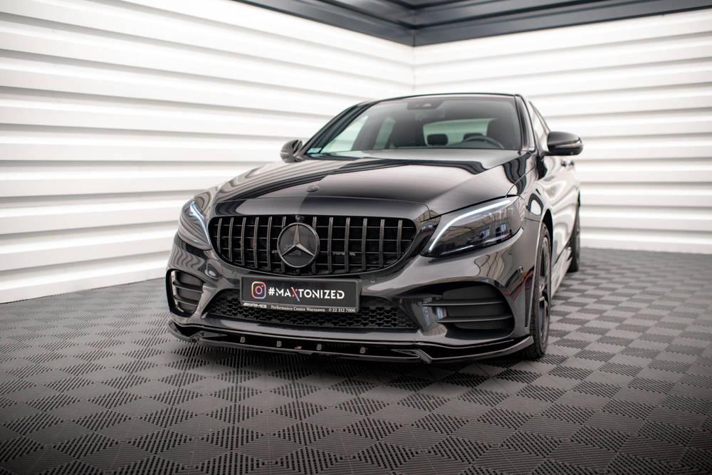 Front Lippe / Front Splitter / Frontansatz V.2 für Mercedes-Benz C43 AMG 205 Facelift von Maxton Design