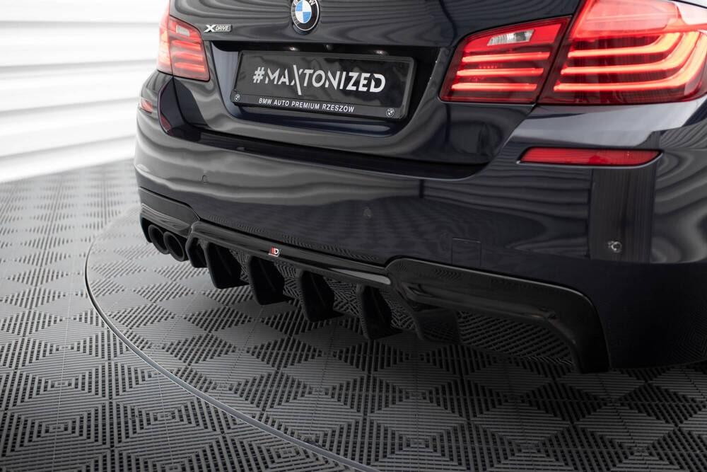 Heckdiffusor V.2 (Doppelflutig Links) für BMW 5 M-Paket F10 von Maxton Design