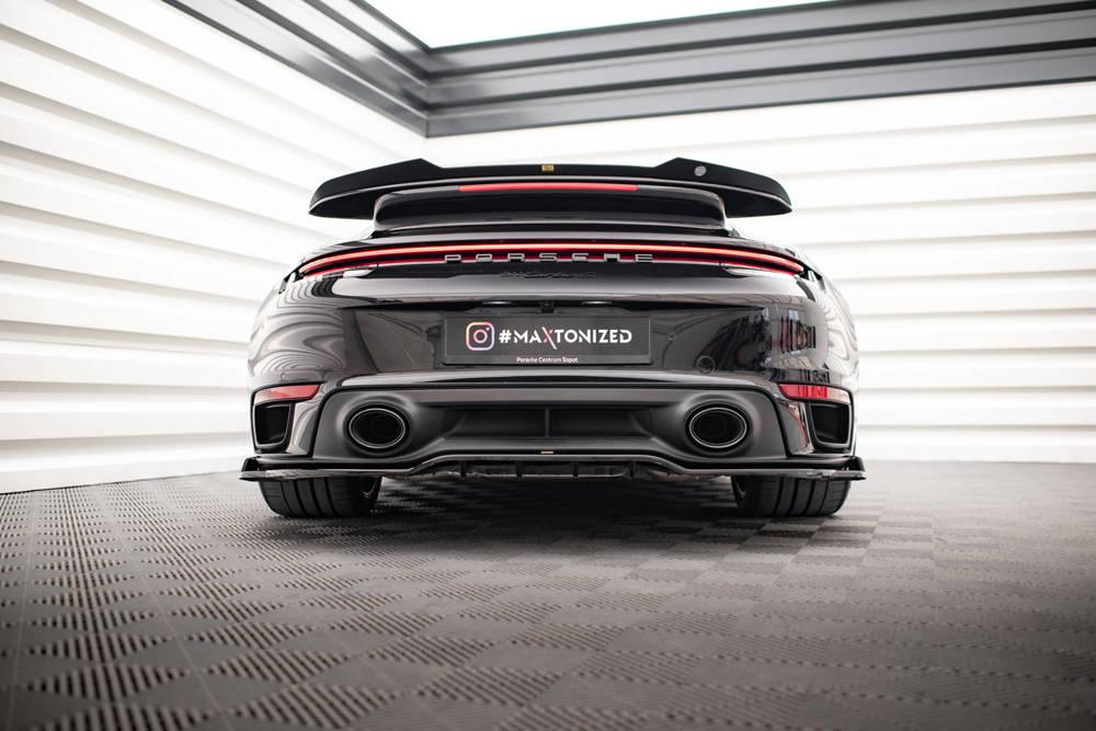 Heckdiffusor Erweiterung für Porsche 911 Turbo S 992 von Maxton Design