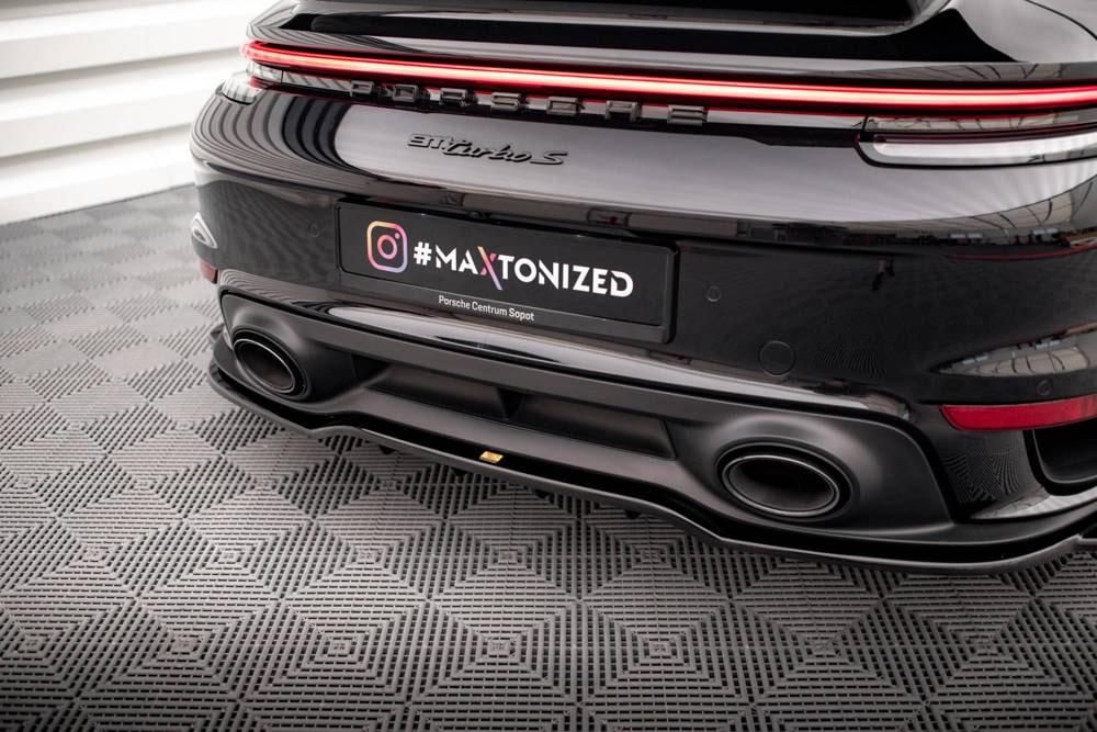 Heckdiffusor Erweiterung für Porsche 911 Turbo S 992 von Maxton Design