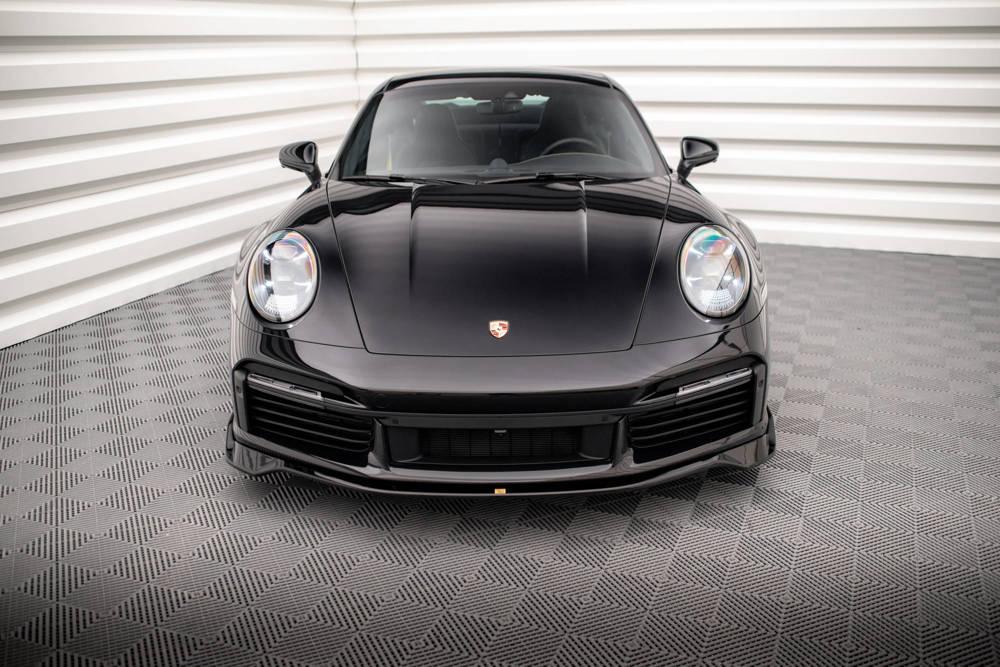 Front Lippe / Front Splitter / Frontansatz für Porsche 911 Turbo S 992 von Maxton Design