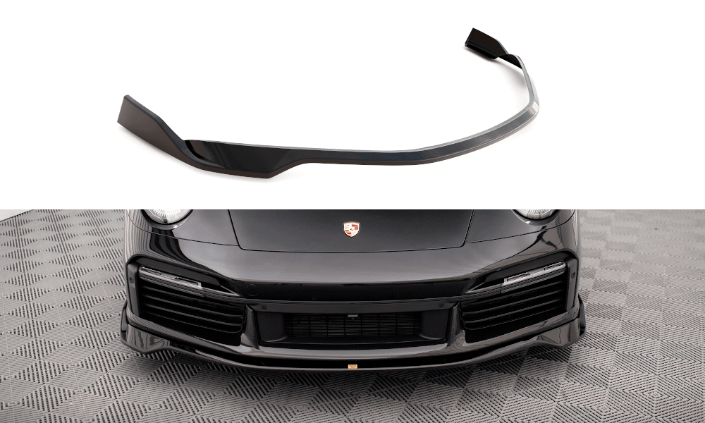 Front Lippe / Front Splitter / Frontansatz für Porsche 911 Turbo S 992 von Maxton Design