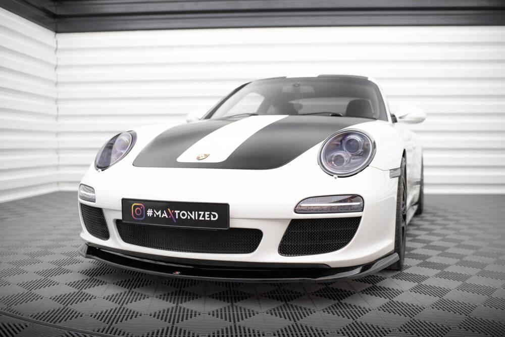 Front Lippe / Front Splitter / Frontansatz V.1 für Porsche 911 Carrera 997.2 von Maxton Design