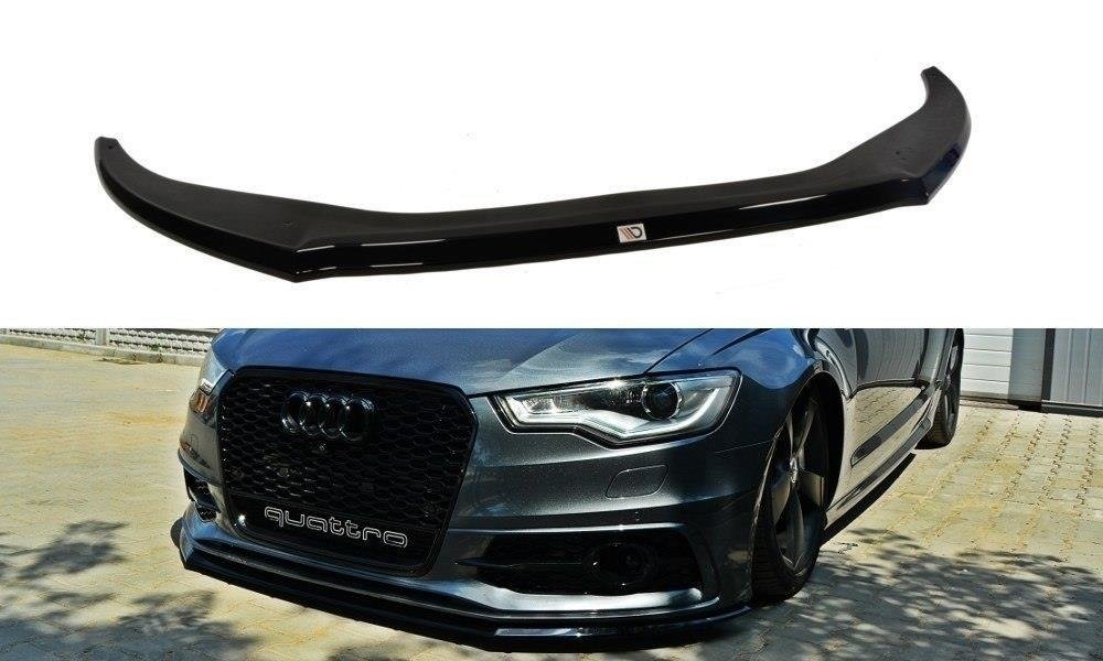 Sprednja ustnica / sprednji razdelilnik / sprednji pristop V.2 za Audi S6 / A6 S-Line C7 iz Maxton Design