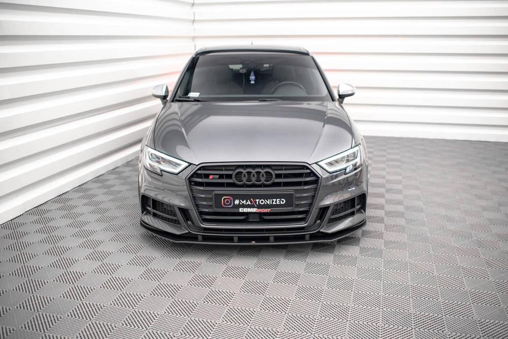 Front Lippe / Front Splitter / Frontansatz Street Pro für Audi RS5 F5 Facelift von Maxton Design