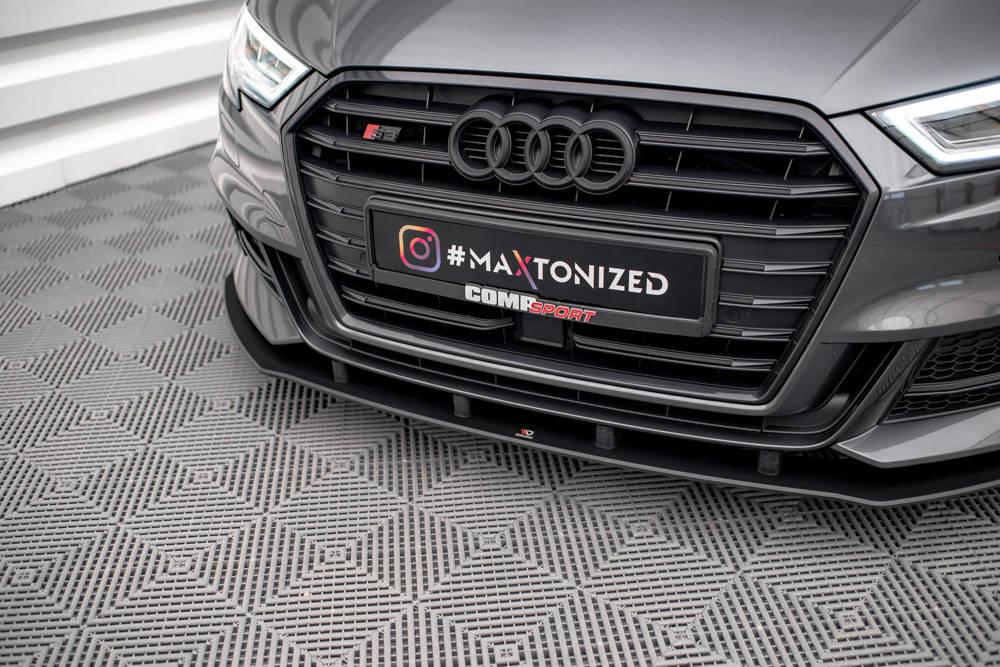 Front Lippe / Front Splitter / Frontansatz Street Pro für Audi RS5 F5 Facelift von Maxton Design