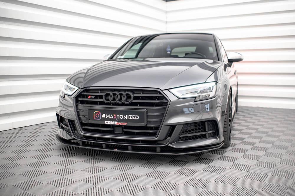 Front Lippe / Front Splitter / Frontansatz Street Pro für Audi RS5 F5 Facelift von Maxton Design