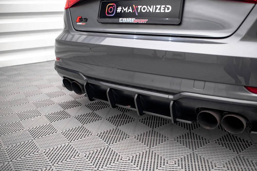 Heckdiffusor Street Pro für Audi S3 8V Sportback Facelift von Maxton Design