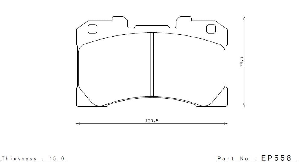 Endless N39S Bremsbeläge Vorderachse für Toyota GR Yaris